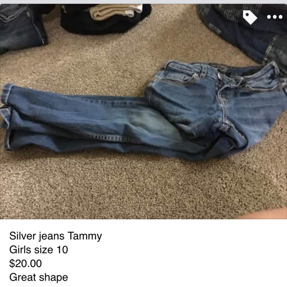 Tammy silver jeans